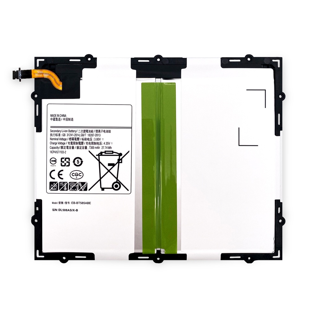 [DNG-0-2241] Akku ersetzt Samsung EB-BT585ABE BT585ABA kompatibel zu Galaxy Tab A 10,1 SM-T580 T585