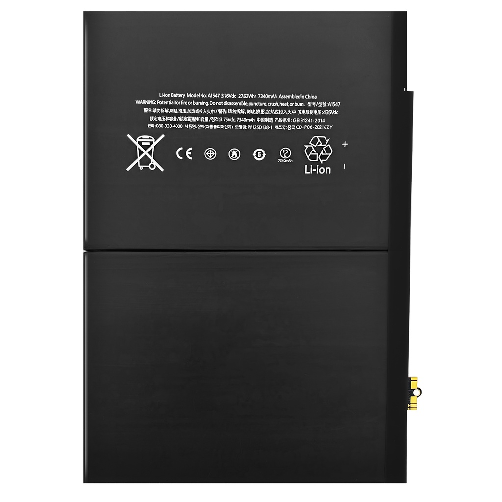 Ersatzakku für Apple iPad Air 2 / Air 6 Akku Li-Ion - Ersetzt APN A1547 A1567 A1566