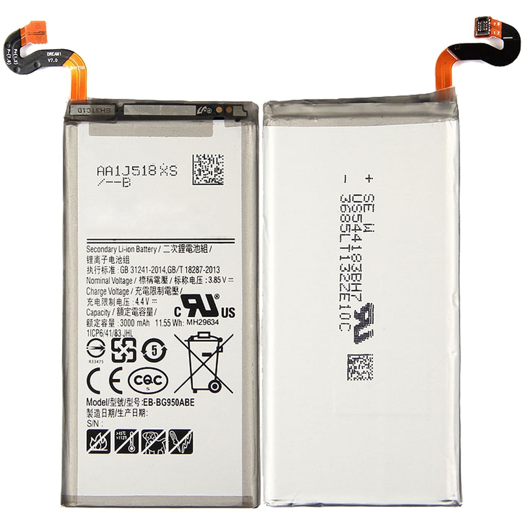 Ersatzakku Akku für Samsung Galaxy S8 SM-G9500 ersetzt EB-BG950ABE
