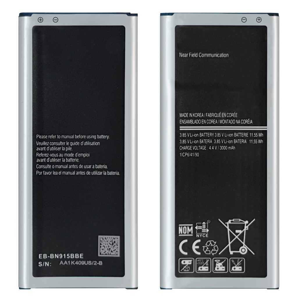 Ersatzakku Samsung Galaxy Note Edge SM-N915 ersetzt EB-BN915BBC