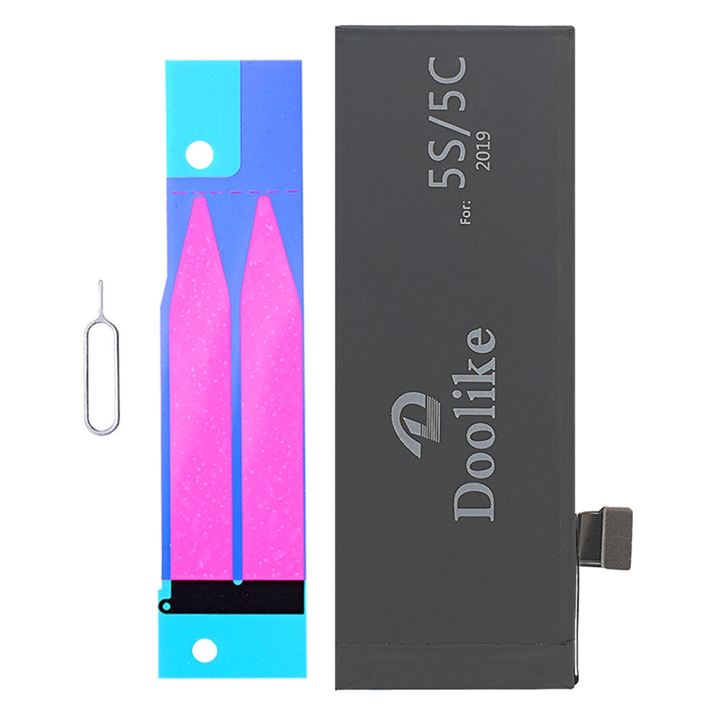 Akku iPhone 5s Ersatzakku High Power Li-Polymer mit 0 Cycle mit Klebestreifen + SIM Pin