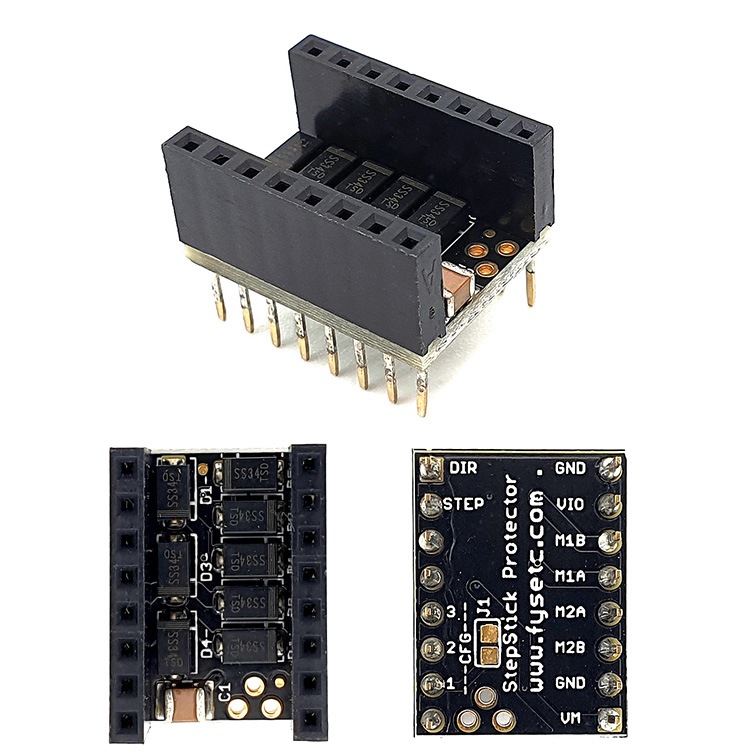 TMC2208 Schrittmotor Treiber Sicherung - StepStick Protector