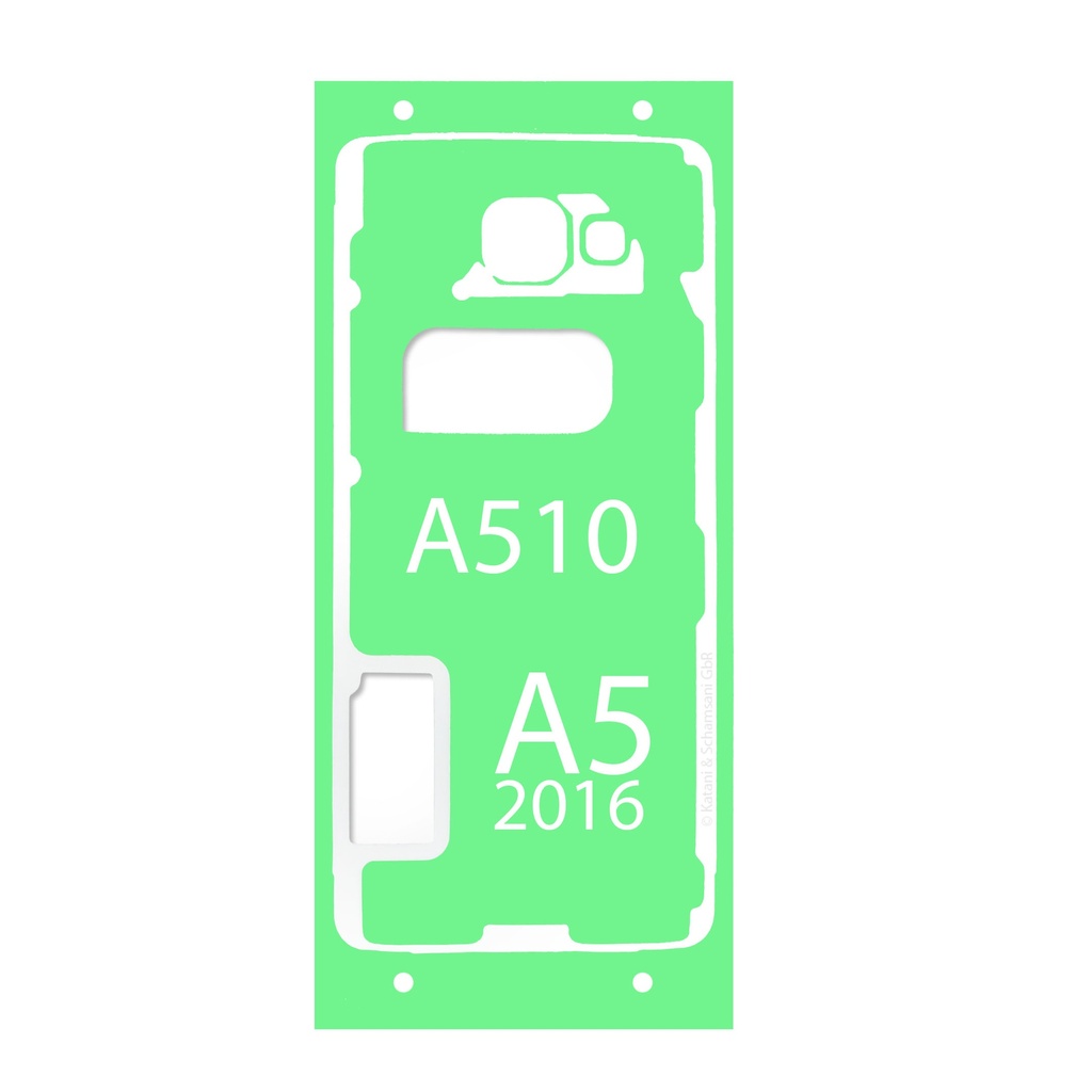 Samsung Galaxy A5 (2016) A510 Rahmen Display Kleber Klebepad Adhesive Wasser Dichtung Kleberahmen Rahmenkleber