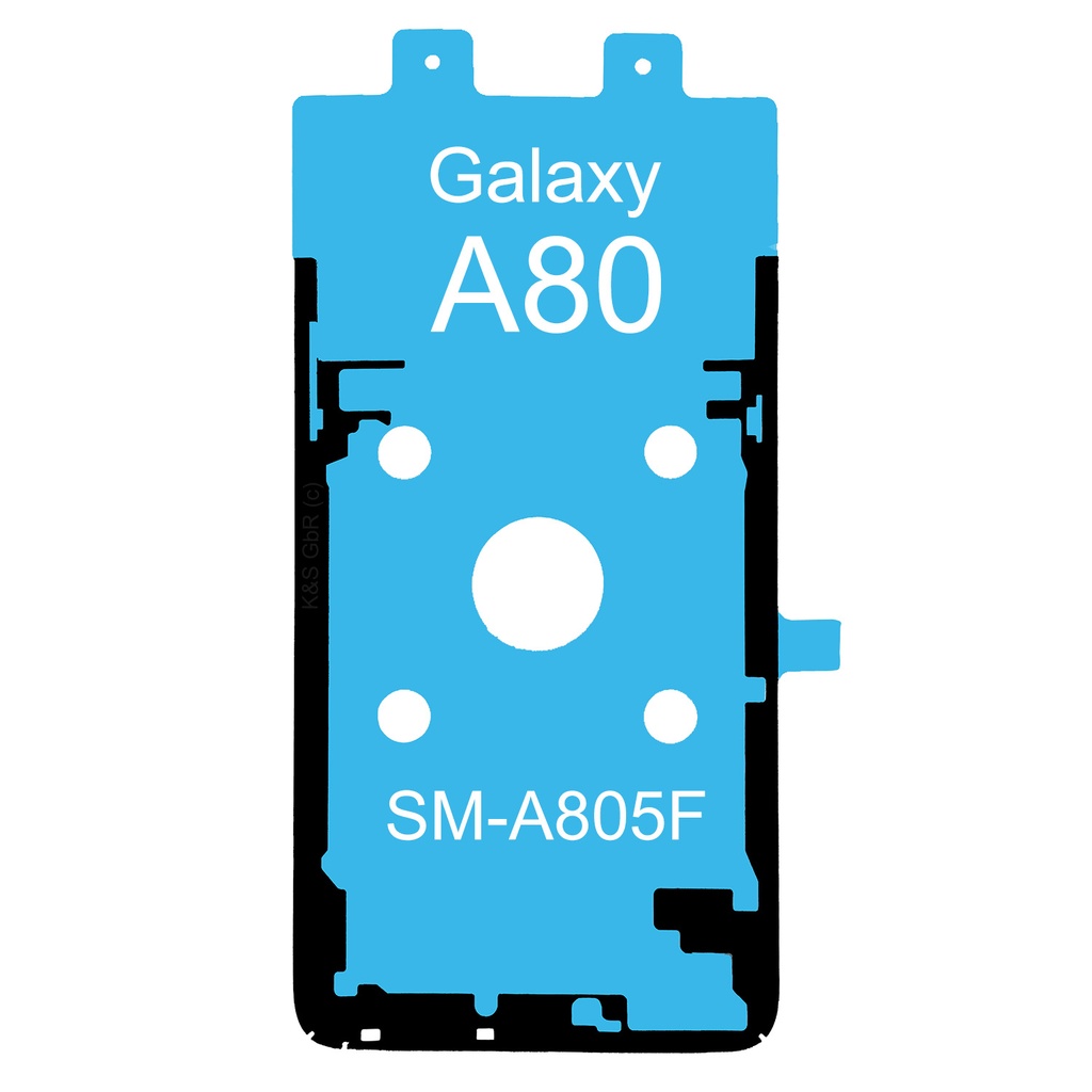 [DNG-0-2639] Samsung Galaxy A80 SM-A805F Rahmen Kleber Klebepad Adhesive Wasser Dichtung Kleberahmen Rahmenkleber (1x)