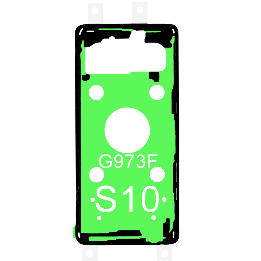 [DNG-0-2689] Samsung Galaxy S10 SM-G973F Kleberahmen Kleber Klebepad Adhesive Wasser Dichtung Rahmenkleber (1x)