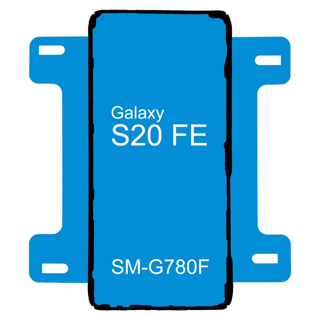 [DNG-0-2729] Samsung Galaxy S20 FE SM-G780F / SM-G781F Rahmen Kleber Klebepad Adhesive Wasser Dichtung Kleberahmen Rahmenkleber (1x)