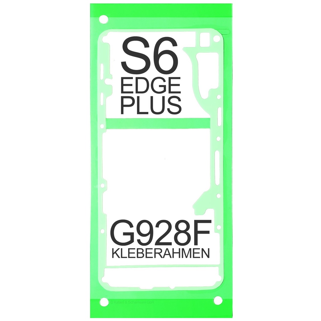 [DNG-0-2743] Samsung Galaxy S6 Edge Plus G928F Rahmen Kleber Klebepad Kleberahmen Rahmenkleber (1x)