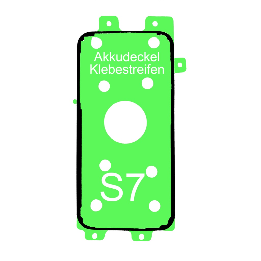 [DNG-0-2869] Samsung Galaxy S7 Rahmen Display Kleber Klebepad Adhesive Wasser Dichtung Kleberahmen Rahmenkleber (1x)