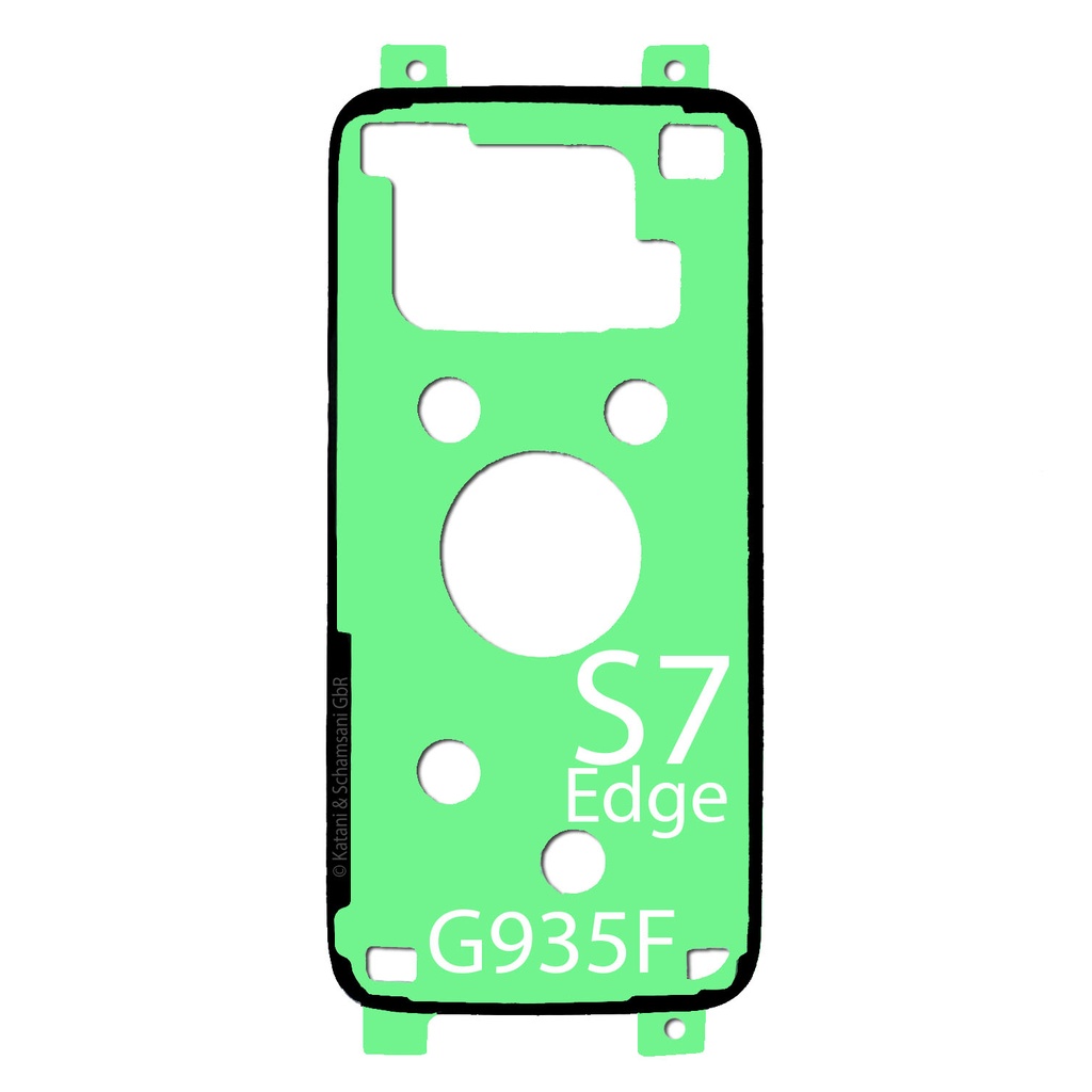 [DNG-0-2703] Samsung Galaxy S7 Edge SM-G935 Rahmen Display Kleber Klebepad Adhesive Wasser Dichtung Kleberahmen Rahmenkleber (1x)