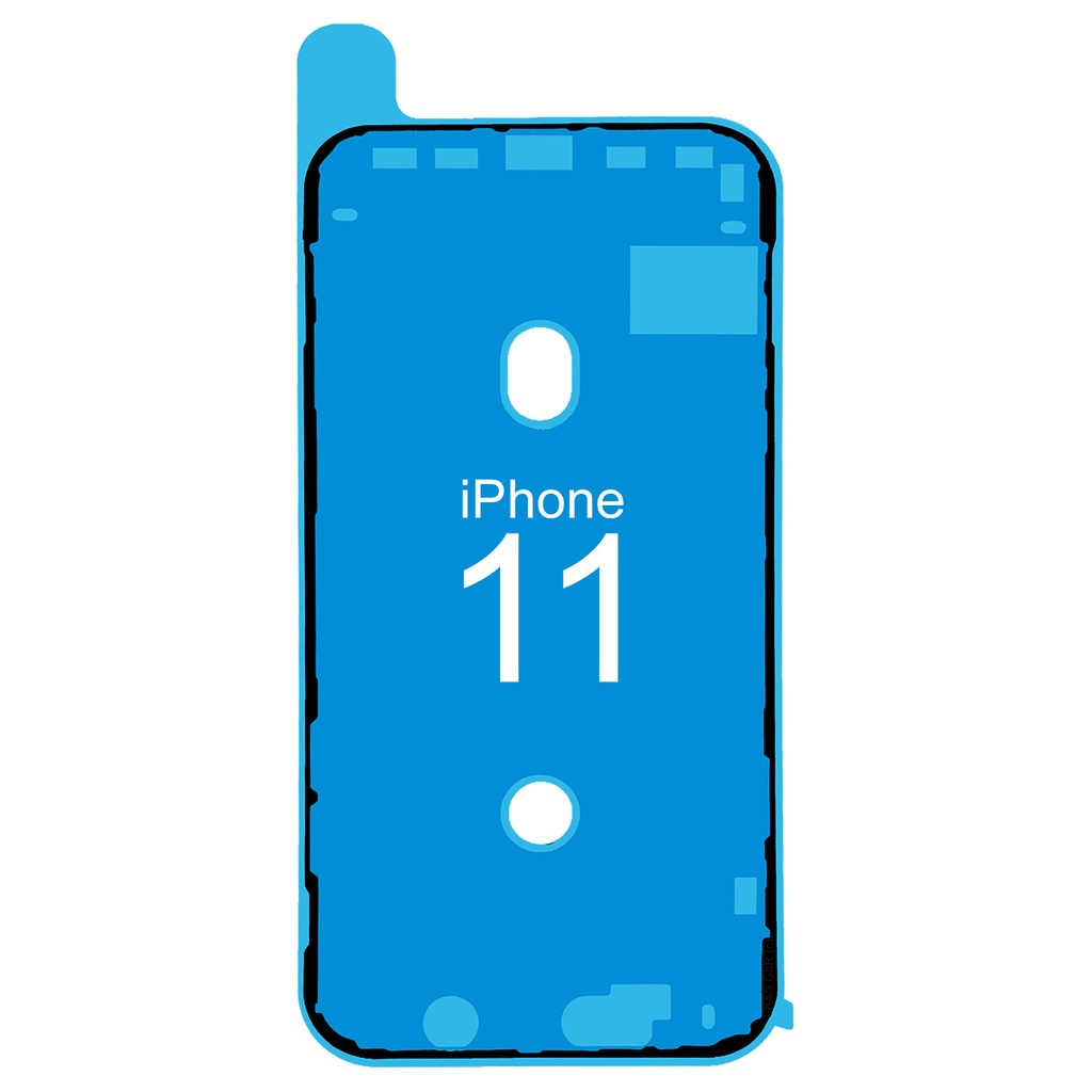 [DNG-0-2392] iPhone 11 Rahmen Display LCD Kleber Klebepad Adhesive Wasser Dichtung Kleberahmen Rahmenkleber Schwarz (1x)