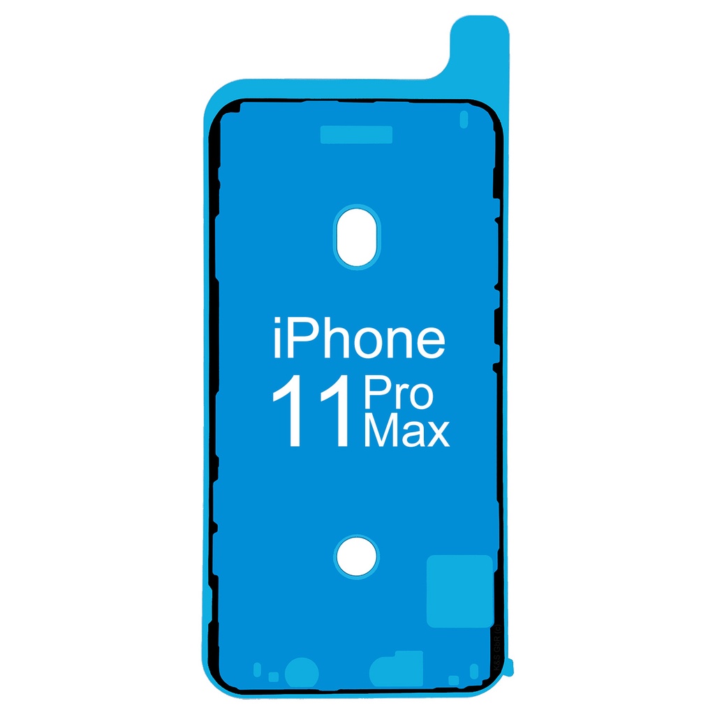 [DNG-0-2721] iPhone 11 Pro Max Rahmen Display LCD Kleber Klebepad Adhesive Wasser Dichtung Kleberahmen Rahmenkleber Schwarz (1x)