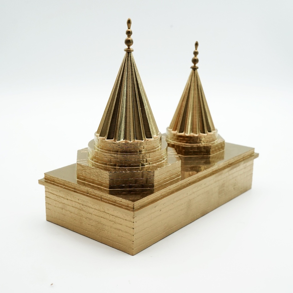 [EZD-T2876-Klein-Wei] Lalish Modell Tempel (Klein, Weiß)