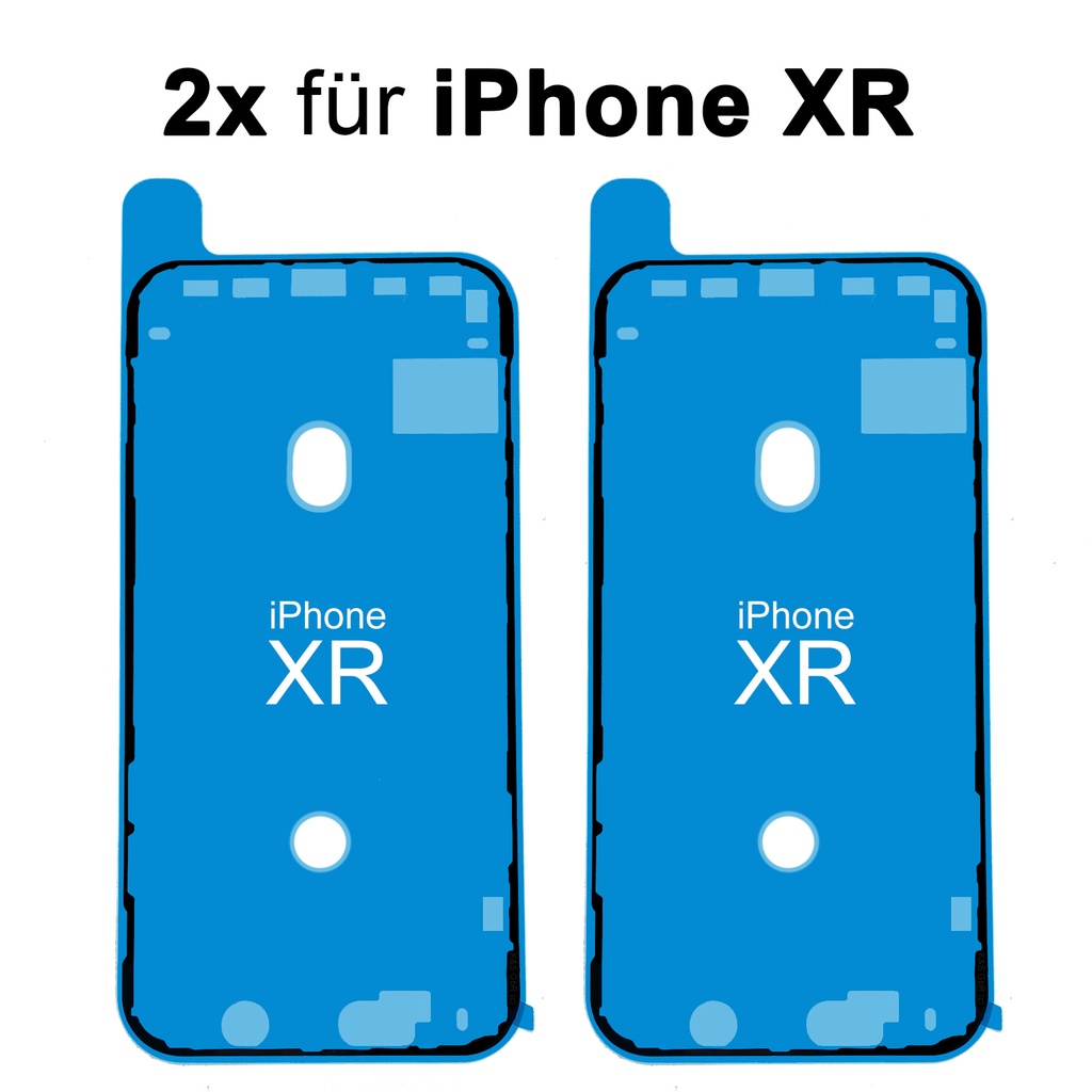 [DNG-0-2888] iPhone XR Rahmen Display LCD Kleber Klebepad Adhesive Wasser Dichtung Kleberahmen Rahmenkleber Schwarz (1x)