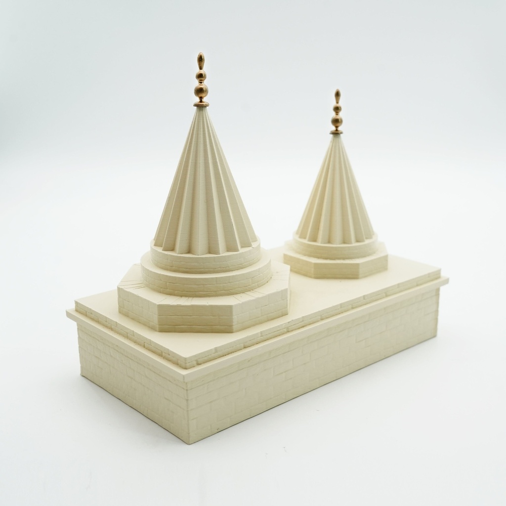 [T2895-Gro-Beige] Lalish Modell Tempel - Beige (Groß)